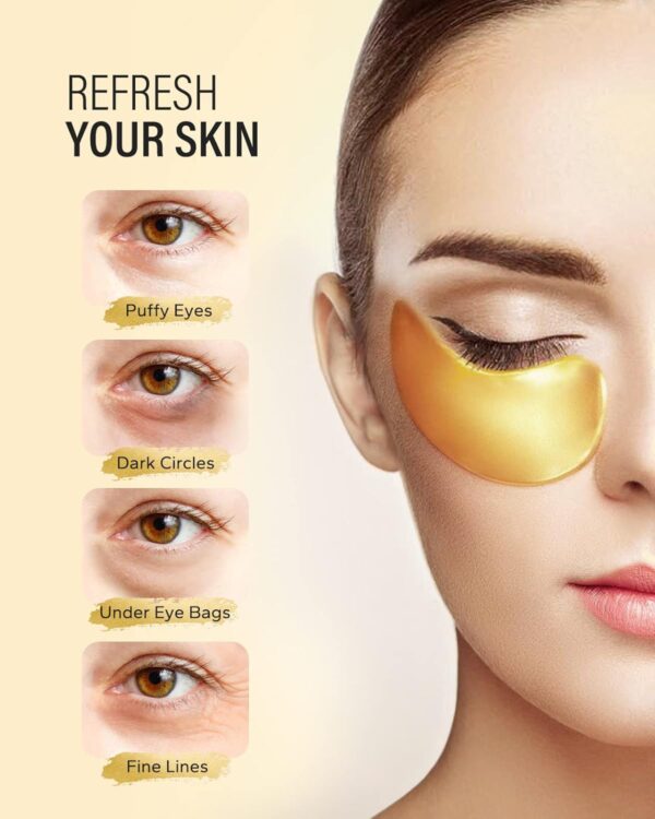 24k Gold Under Eye Patches - Image 3