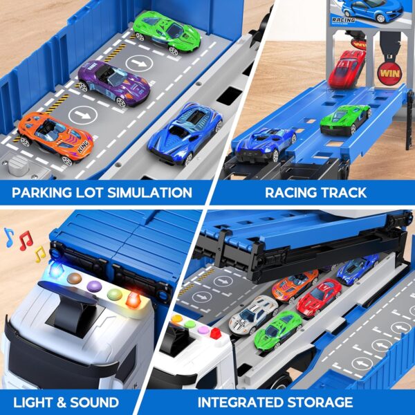 Carrier Truck Race Track Toddlers Toys - Image 3