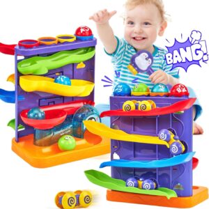 Pound Ball Toy & Car Ramp Race
