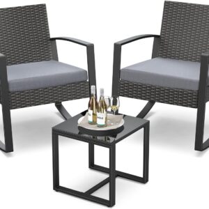 3 Pieces Patio Furniture Set