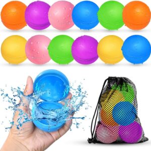 12Pcs Reusable Water Balloons,