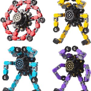 Transformable Fidget Spinners 4 Pcs