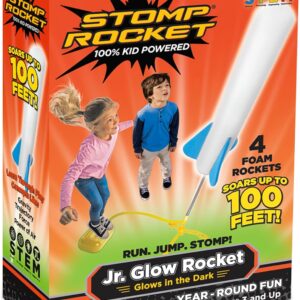 Stomp Rocket Jr Glow Rocket Launcher for Kids