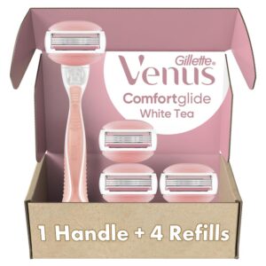 Women's Razor, Handle + 4 Blade Refills